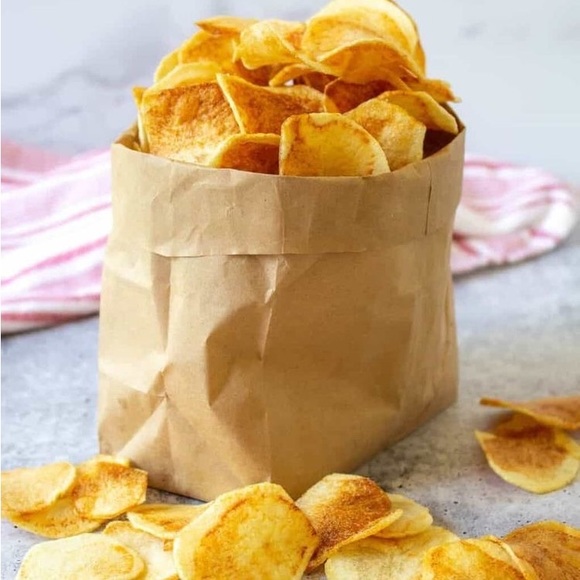 Potato Chip Dangle Earrings - Picture 11 of 17